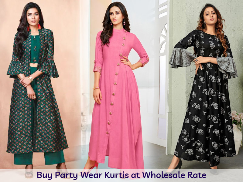 Party wear kurtis manufacturers