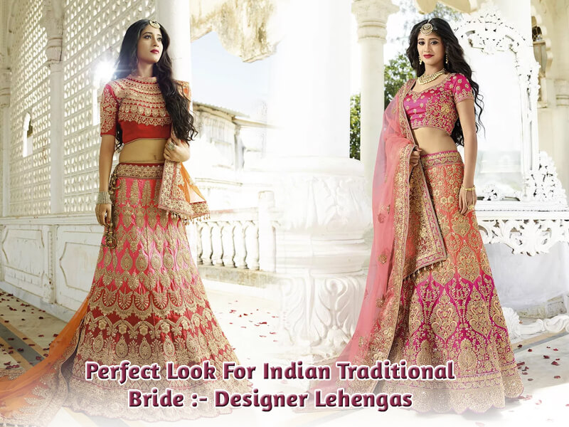 Best looking pink Lehenga for bridal